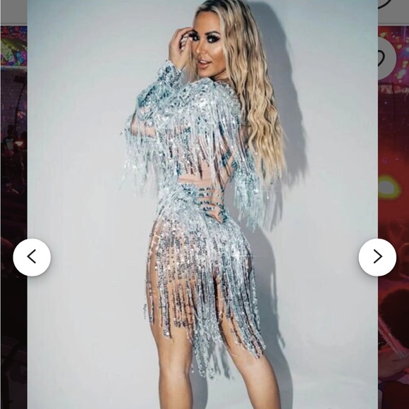 Sequin bodysuit one size - Picture 8 of 17